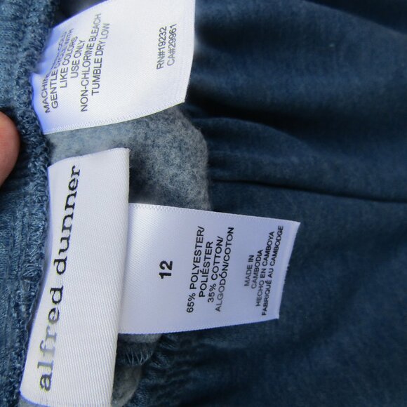 women ll bean sweater/leslie fay black pants/ alfred donner blue pants - Picture 3 of 9